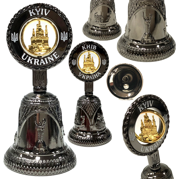 Колокольчик металлический с видами Киева
