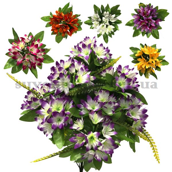 Цветы сухие альстрамерия 9 веток