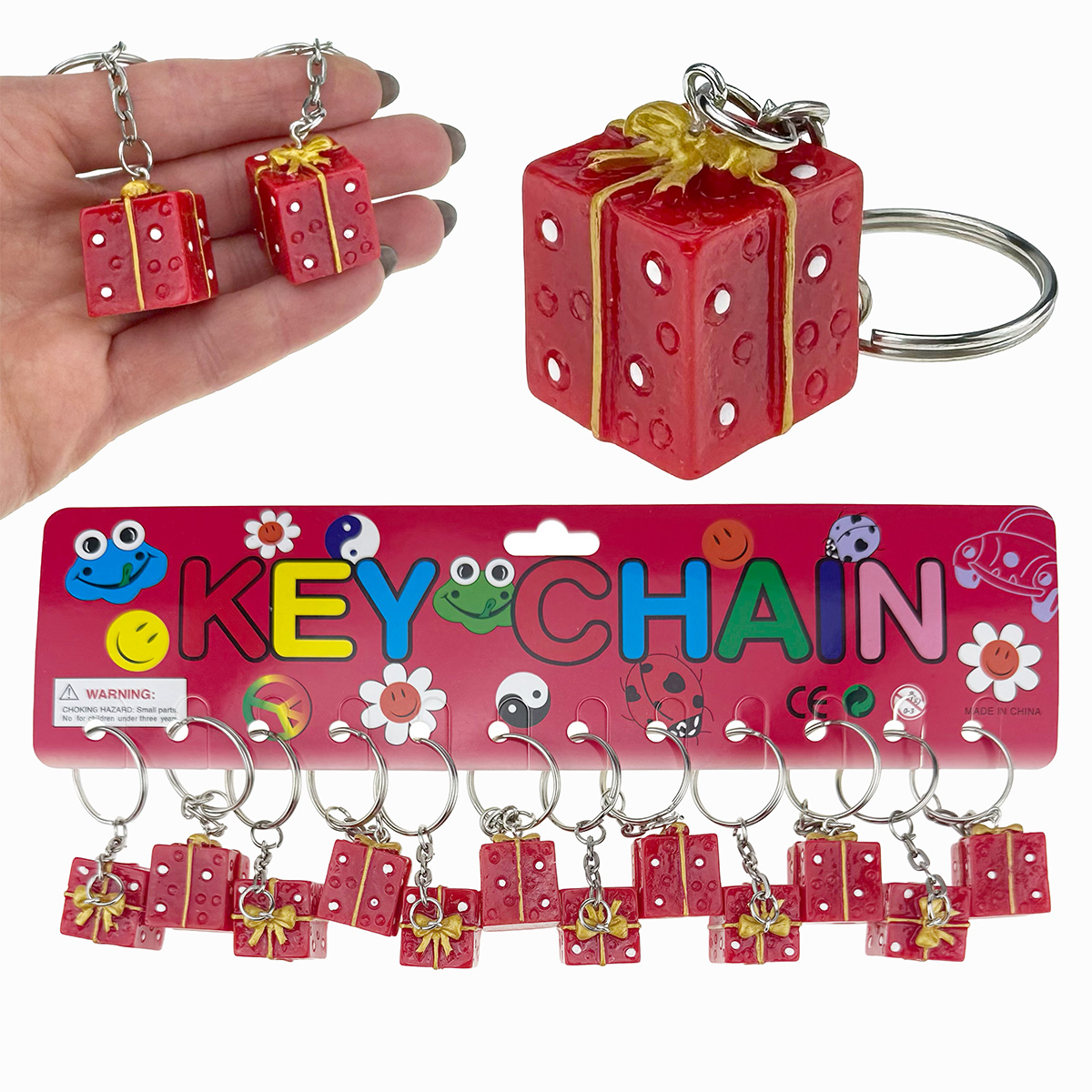 Брелок подарунок полікераміка (12)