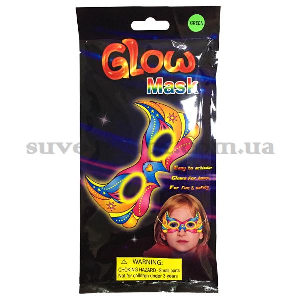 Маска неоновая острая  светяшка  7 часов света  (12)