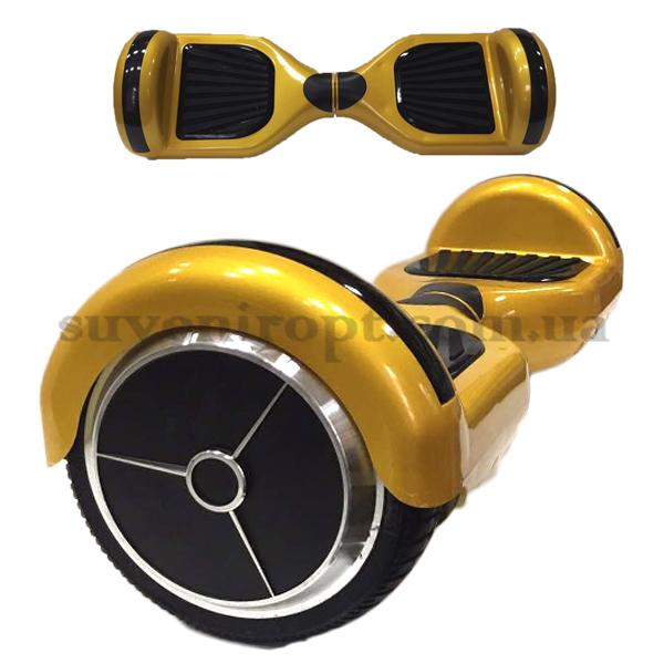 Гироскутер средний золтой  LED Bluetooth колонки