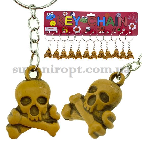 Брелок череп с костями  из кости  (12)