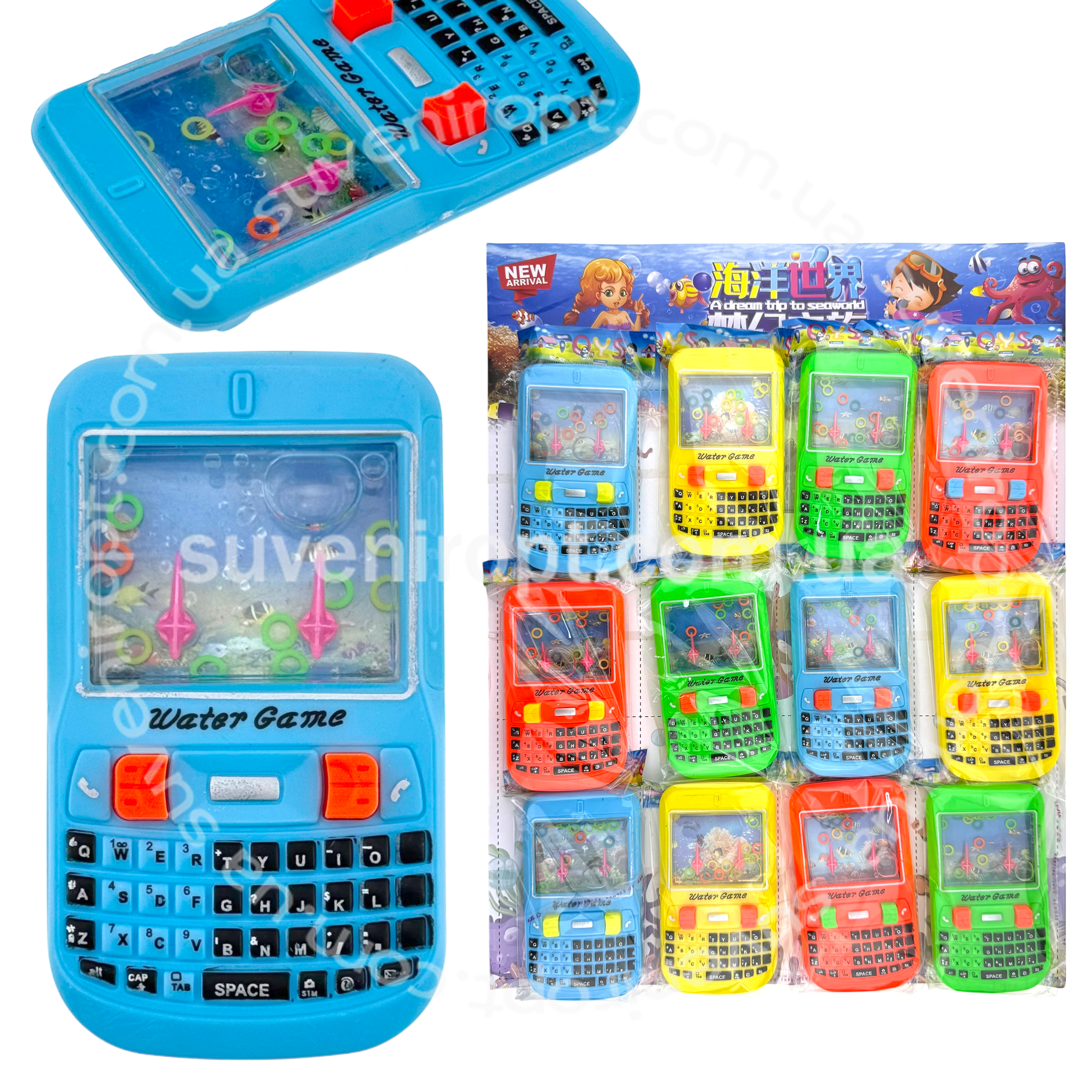 Водна гра мобільний телефон великий квадратні кнопи  на планшетці (12) /720/