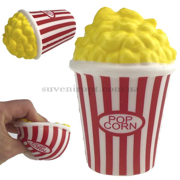СКВИШИ - SQUISHY  стакан большой с поп корном 12 см  (12) /300/