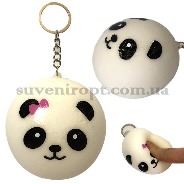 СКВИШИ - SQUISHY брелок булка панда большая (12) /1200/