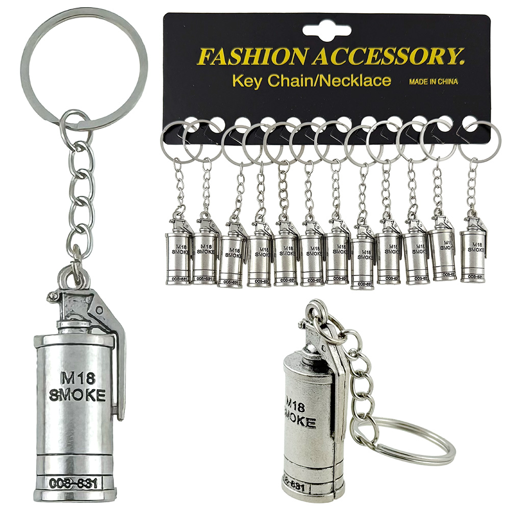Брелок металевий димова граната M18 smoke (12)