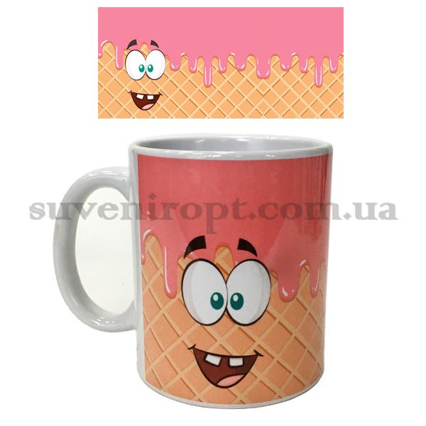 Чашка мороженое с глазками 310 гр (12)