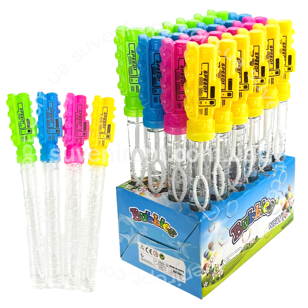 Мильні бульбашки середні потяг  25 см  (24) /288/