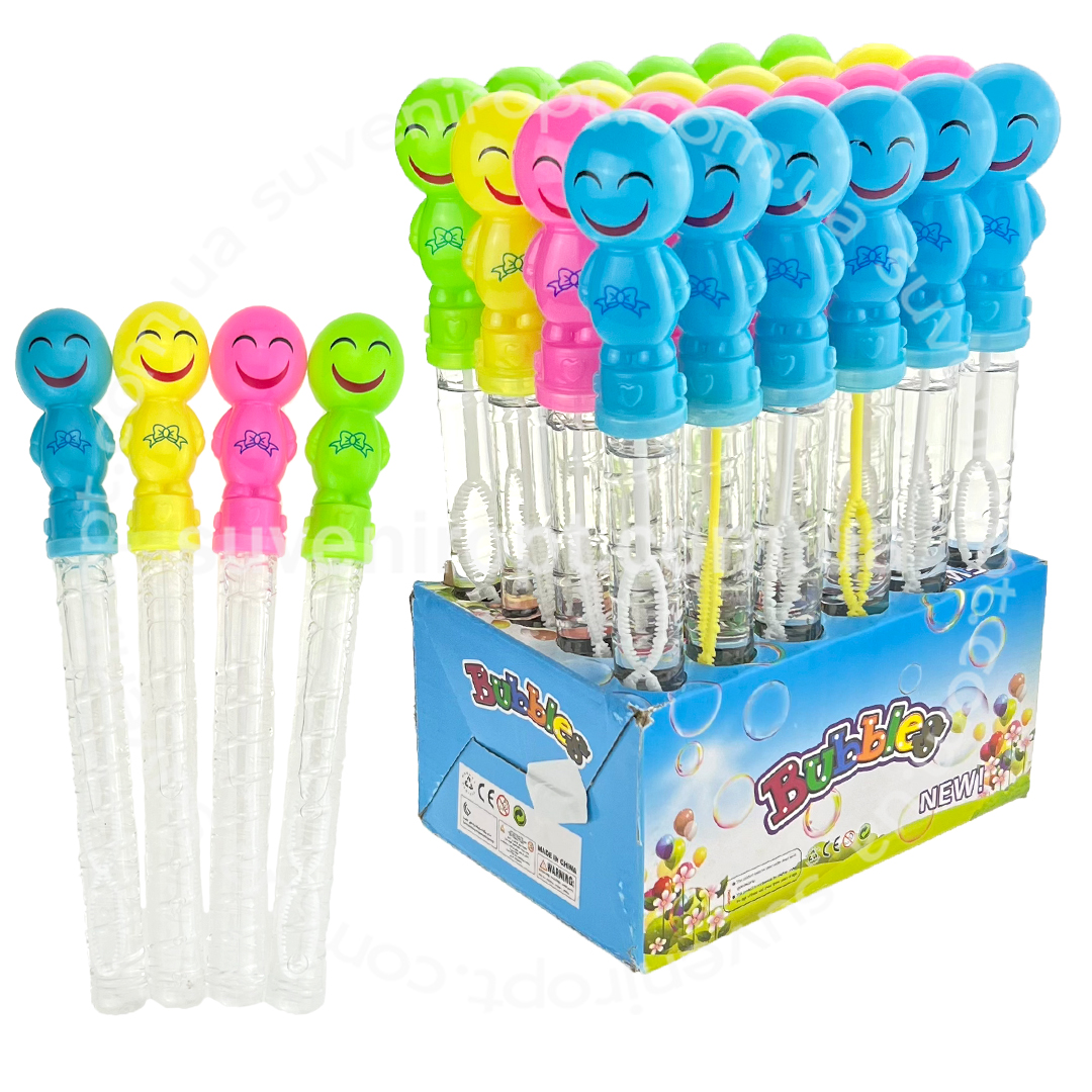 Мильні бульбашки середні смайл улибака  25 см  (24) /288/