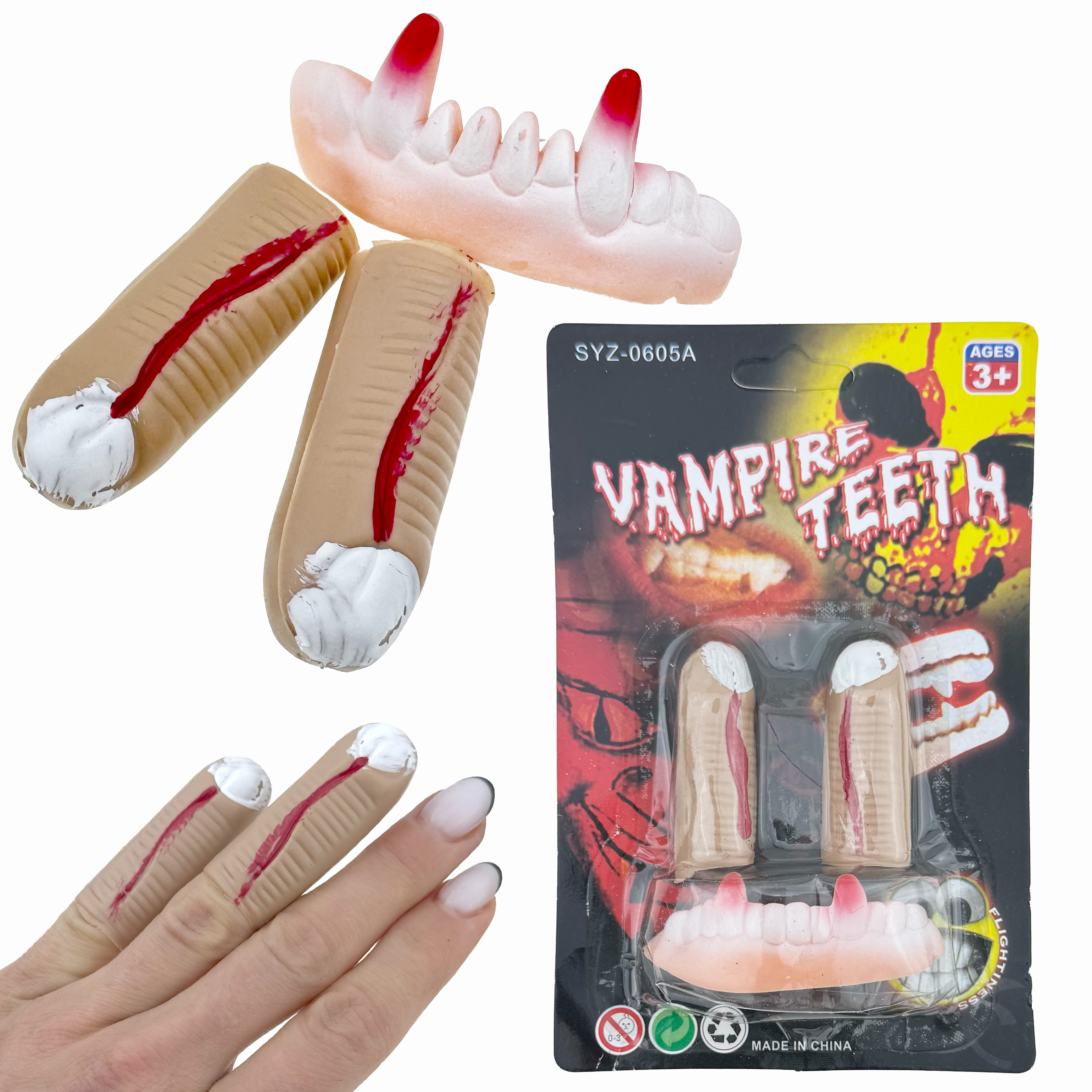 Прикол зуби два пальці (12)