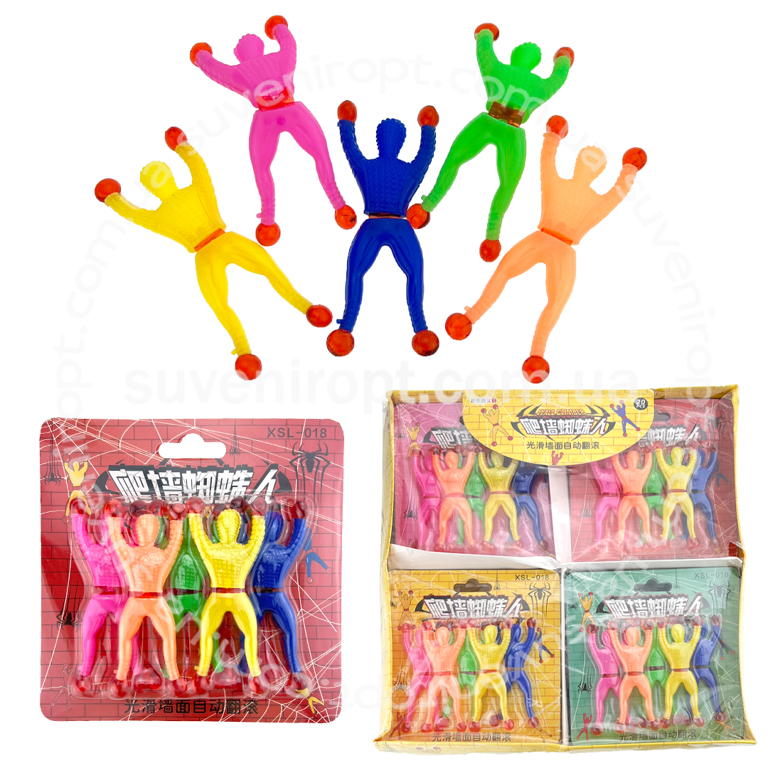 Набір 5 в1 людина повзунчик на липучці (20)/400/