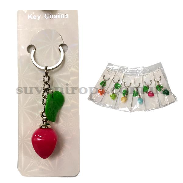 Брелок   в упаковке ромбик с листиком