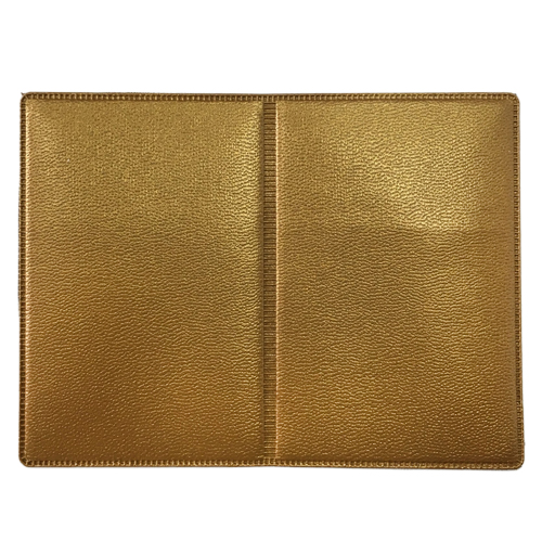 Обложка на авто документ Евро золотая чистая (25)