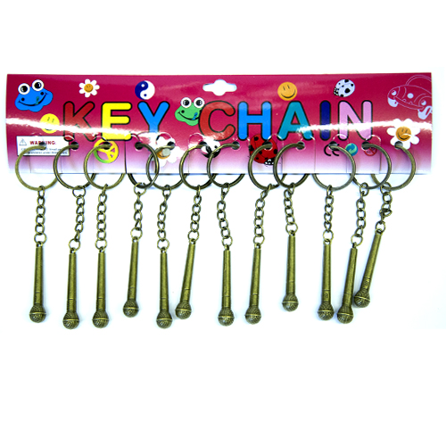 Брелок железный микрофон (12)