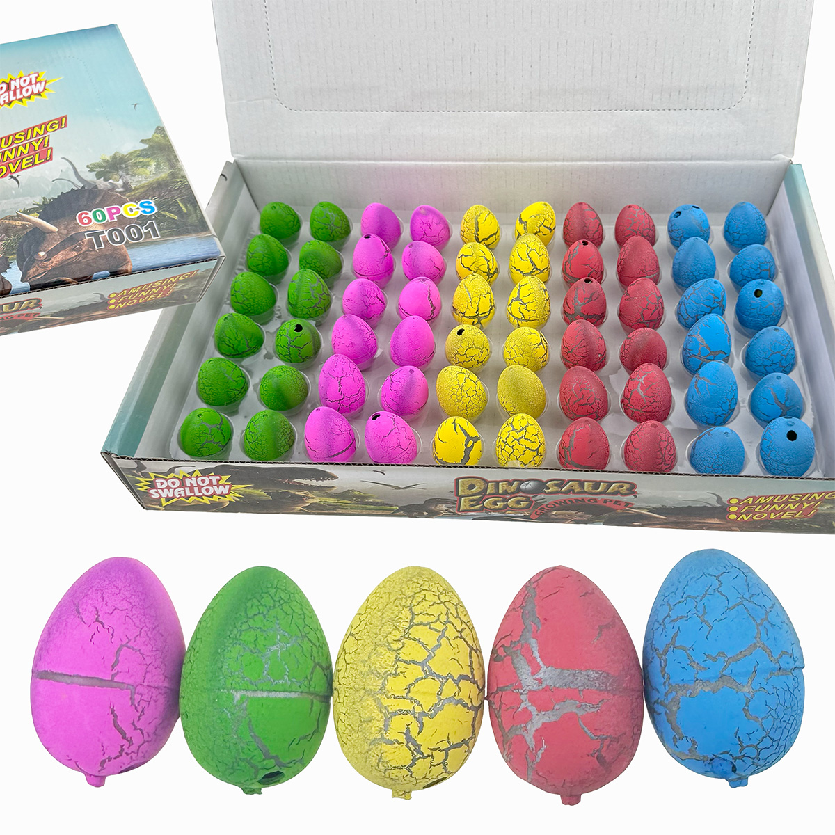 Яйце розтишка тріск маленьке в коробці 3.5 см (60) /2880/