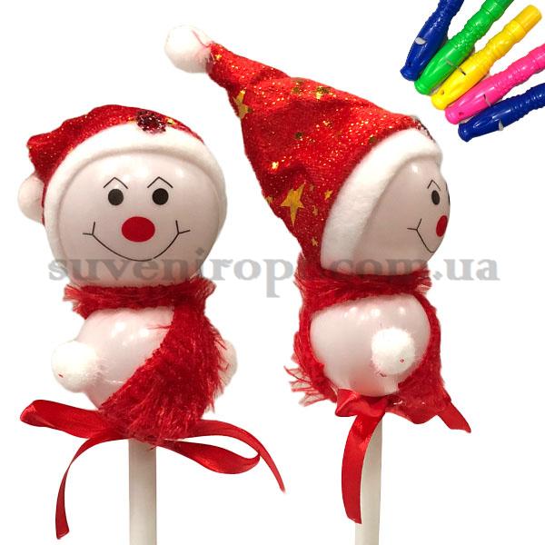 Палка светяшка снеговик большая (12) /480/