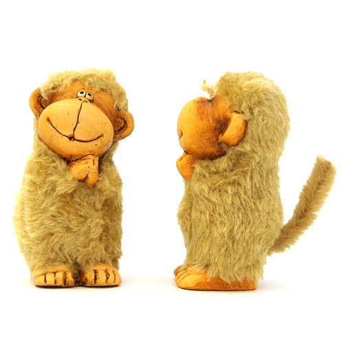 Обезьянка меховая с хвостом 11.5 см (8)