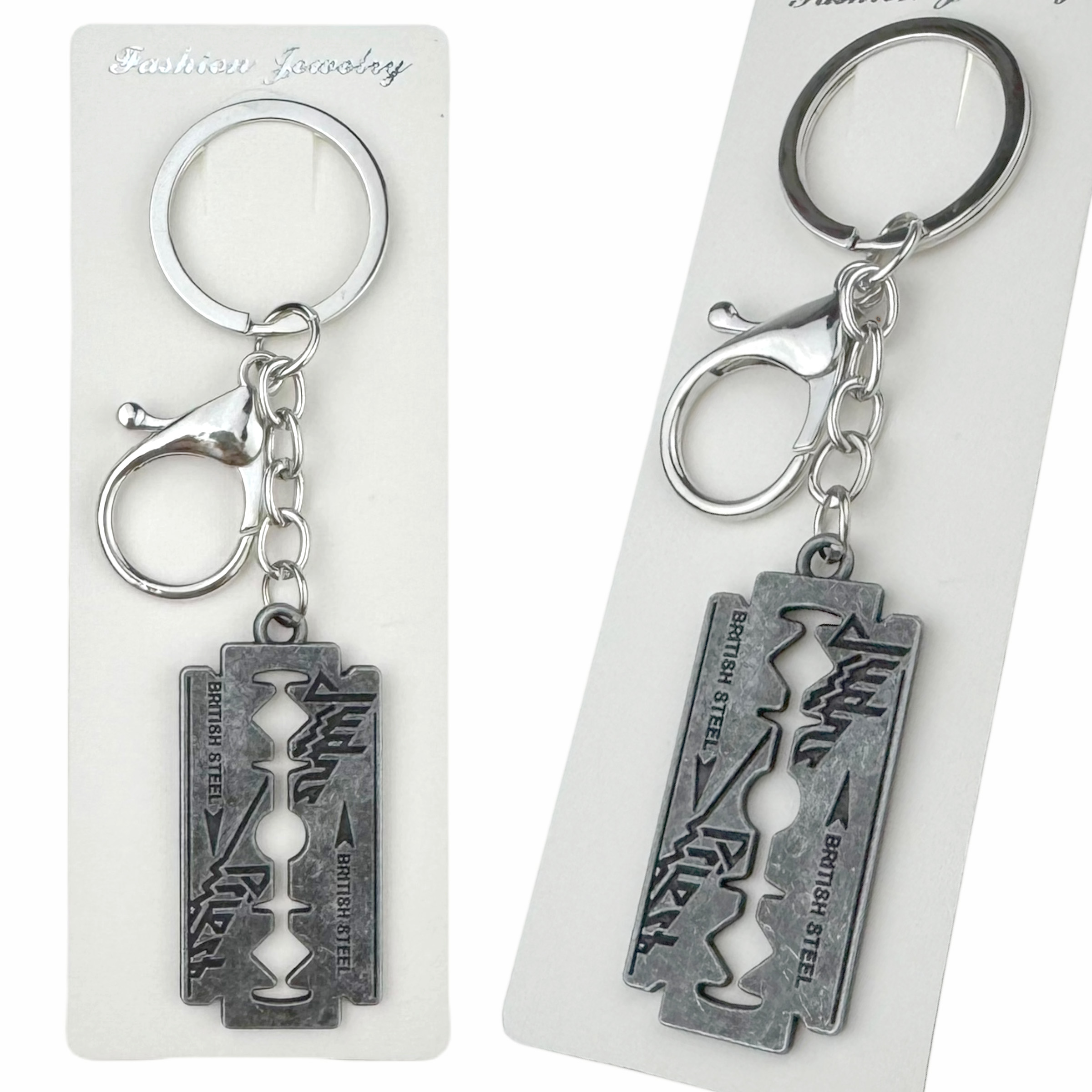 Брелок в упаковці металеве лезо (12)