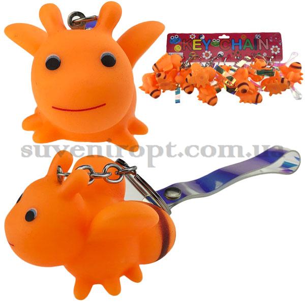 Брелок резиновый пищалка пчёлка с браслетом (12)