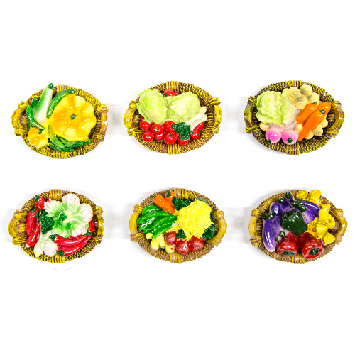 Mагнит кошелка с овощами(24)