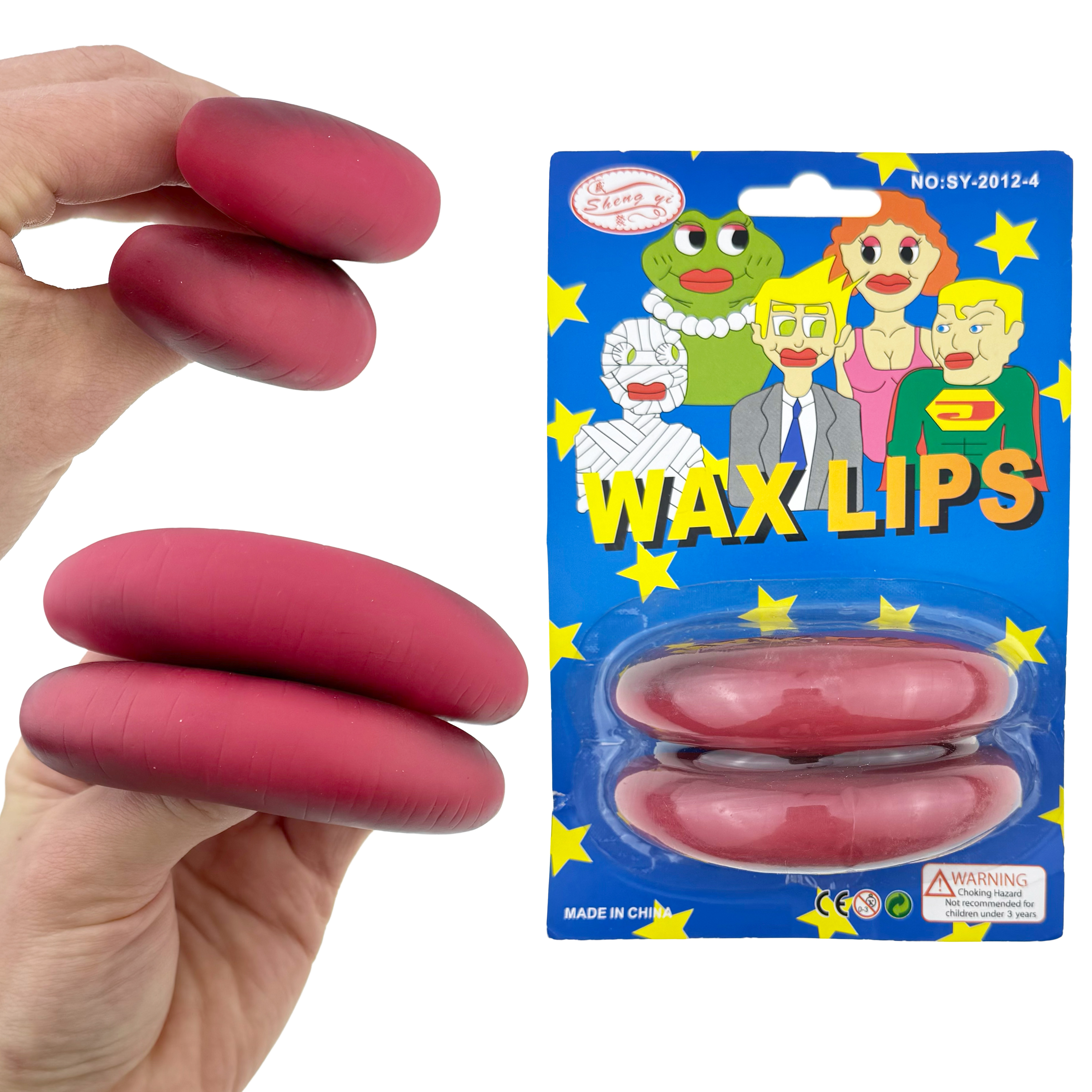 Прикол великі губки 9 см (12)