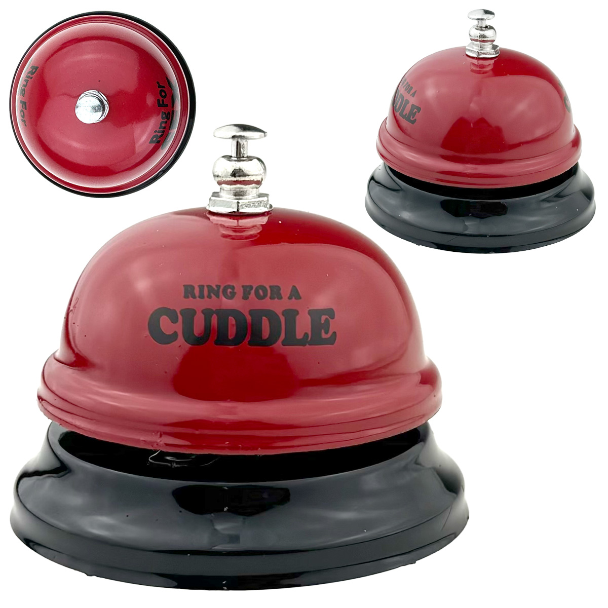 Дзвіночок настільний в різних кольорах CUDDLE міцні обійми /240/