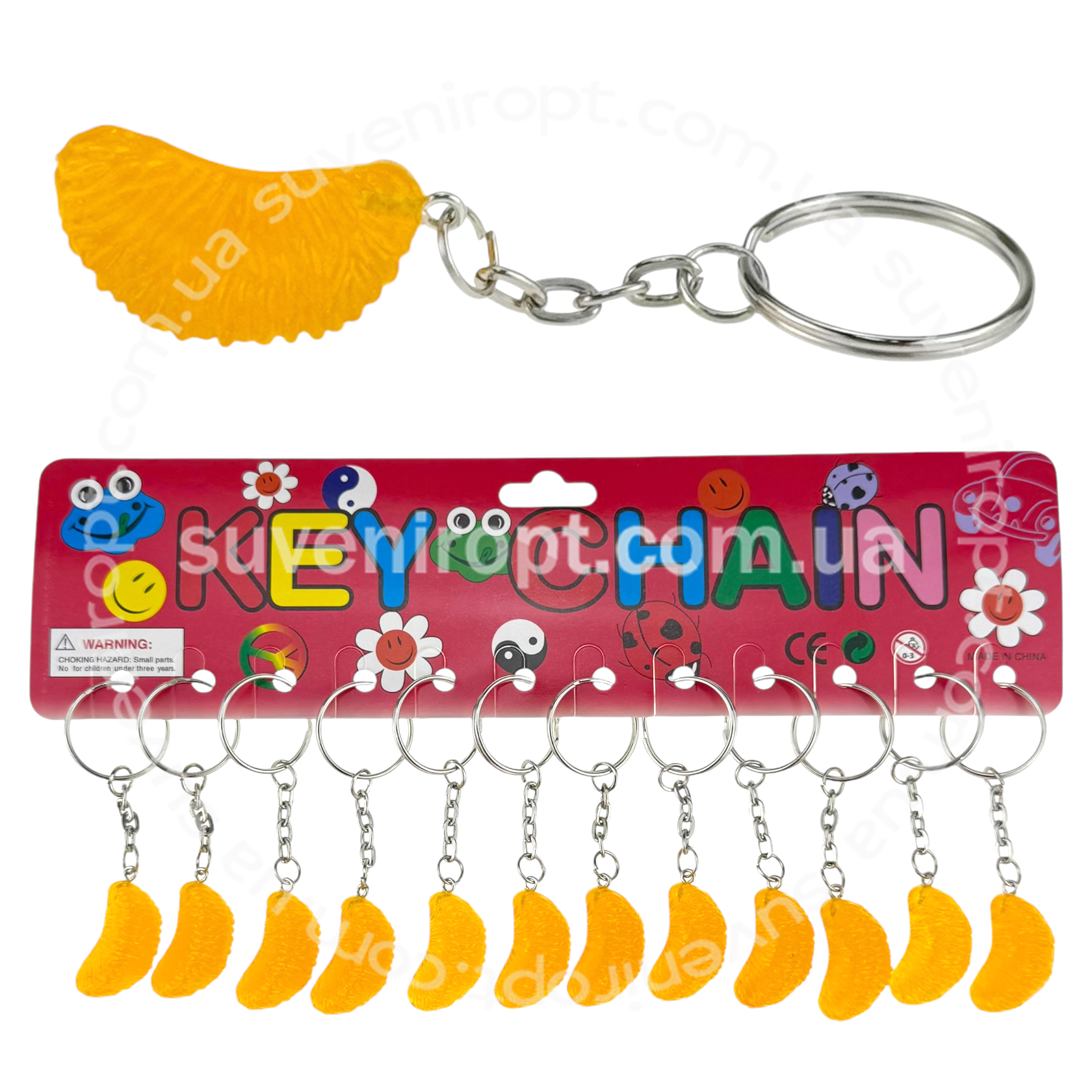 Брелок мандарін полікераміка (12)