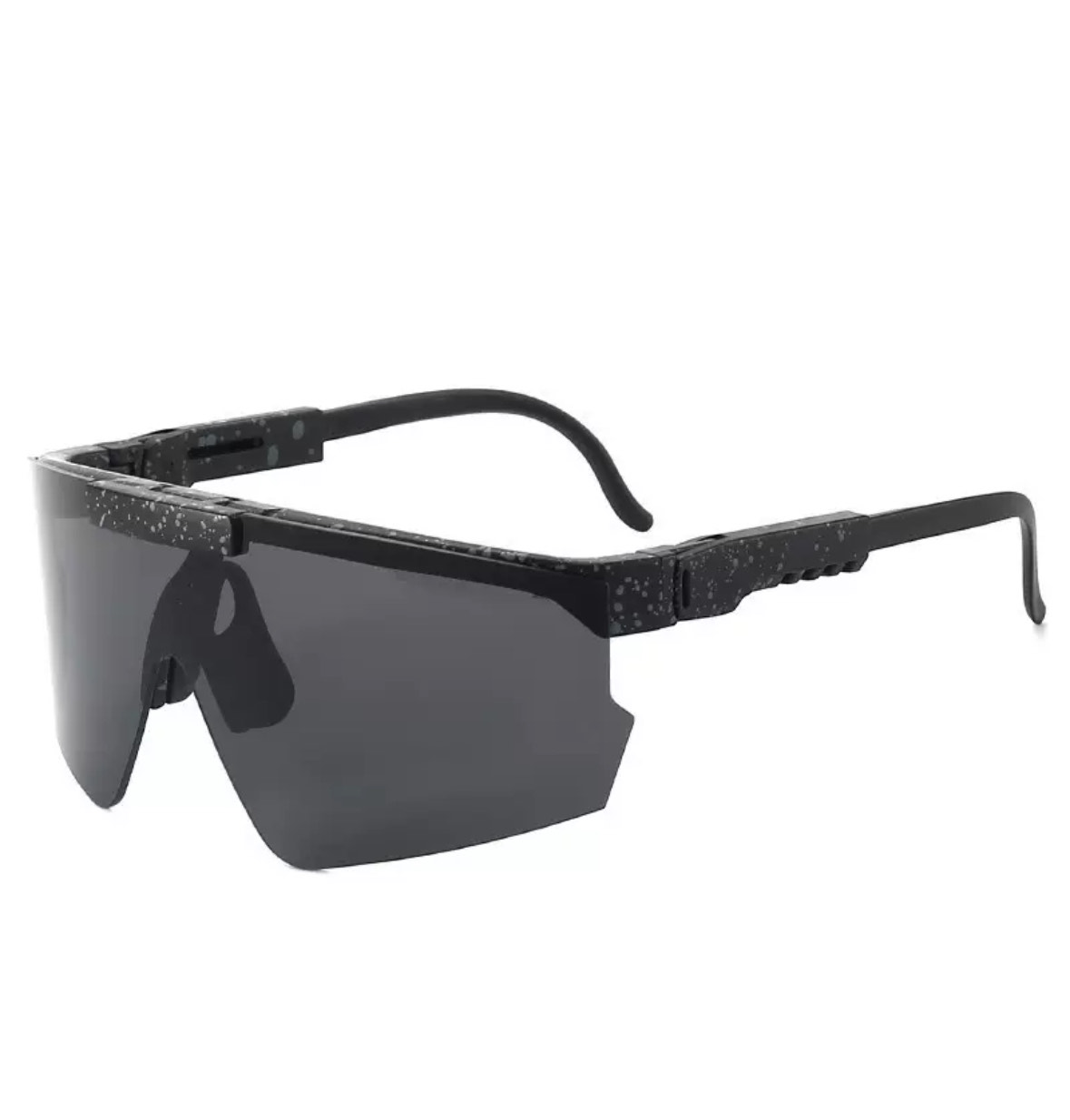 Окуляри спортивні в гафітовій оправі з піднімающим склом 