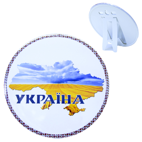 Рамка на подставке или на стену карта  Украины 16 см (6)