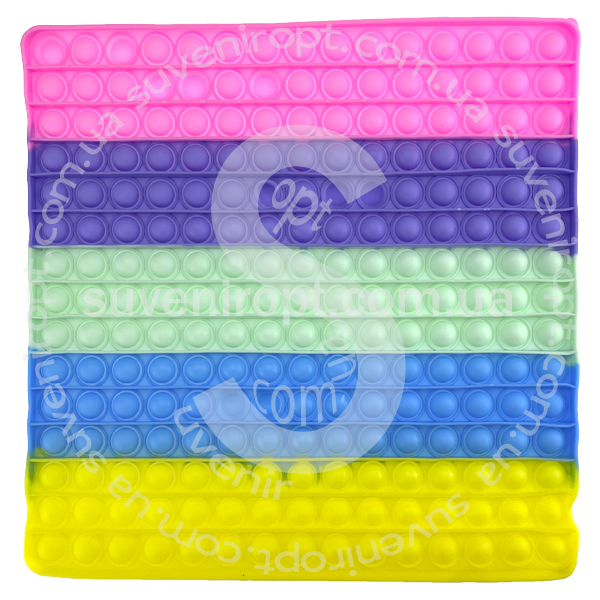 Антистресс игра POP IT поп ит квадратный большой яркий 30x30 см /100/