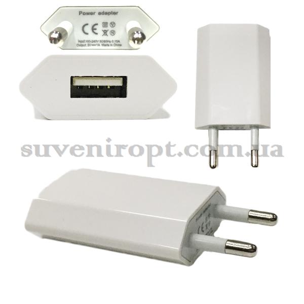 Мережевий адаптер 1 А прямокутний