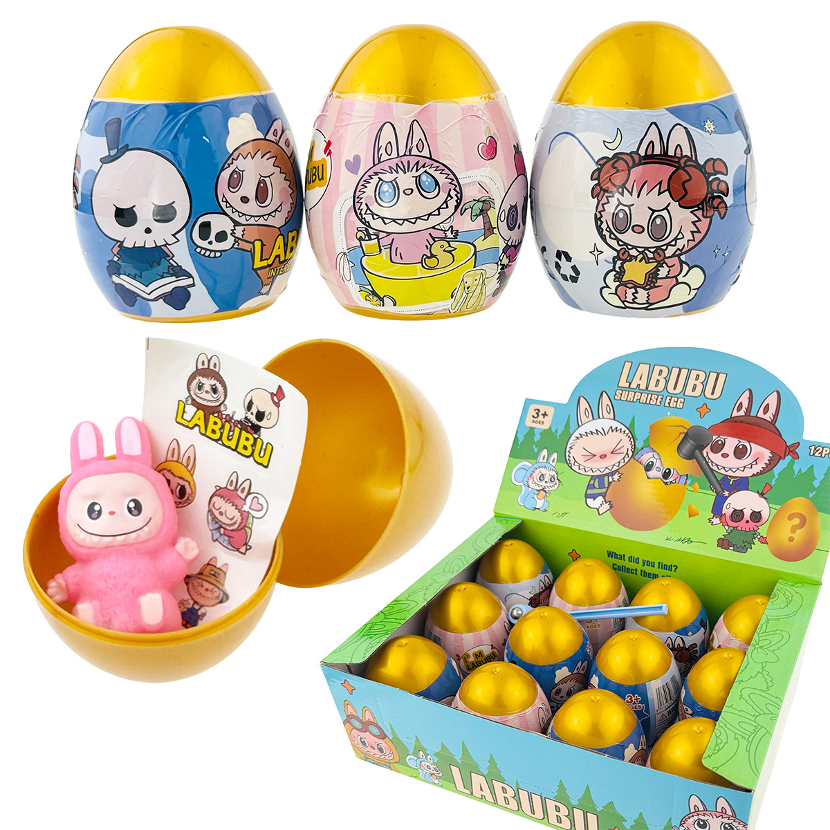 Яйце сюрпрайз La bu bа в коробці  (12) /720/