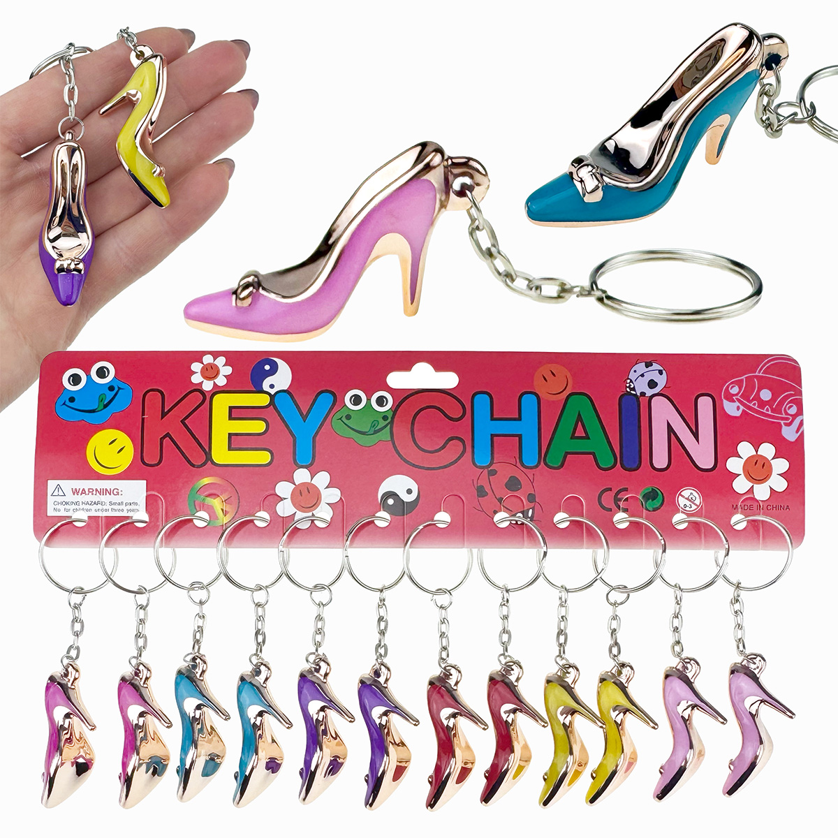 Брелок туфель золотавий (12)