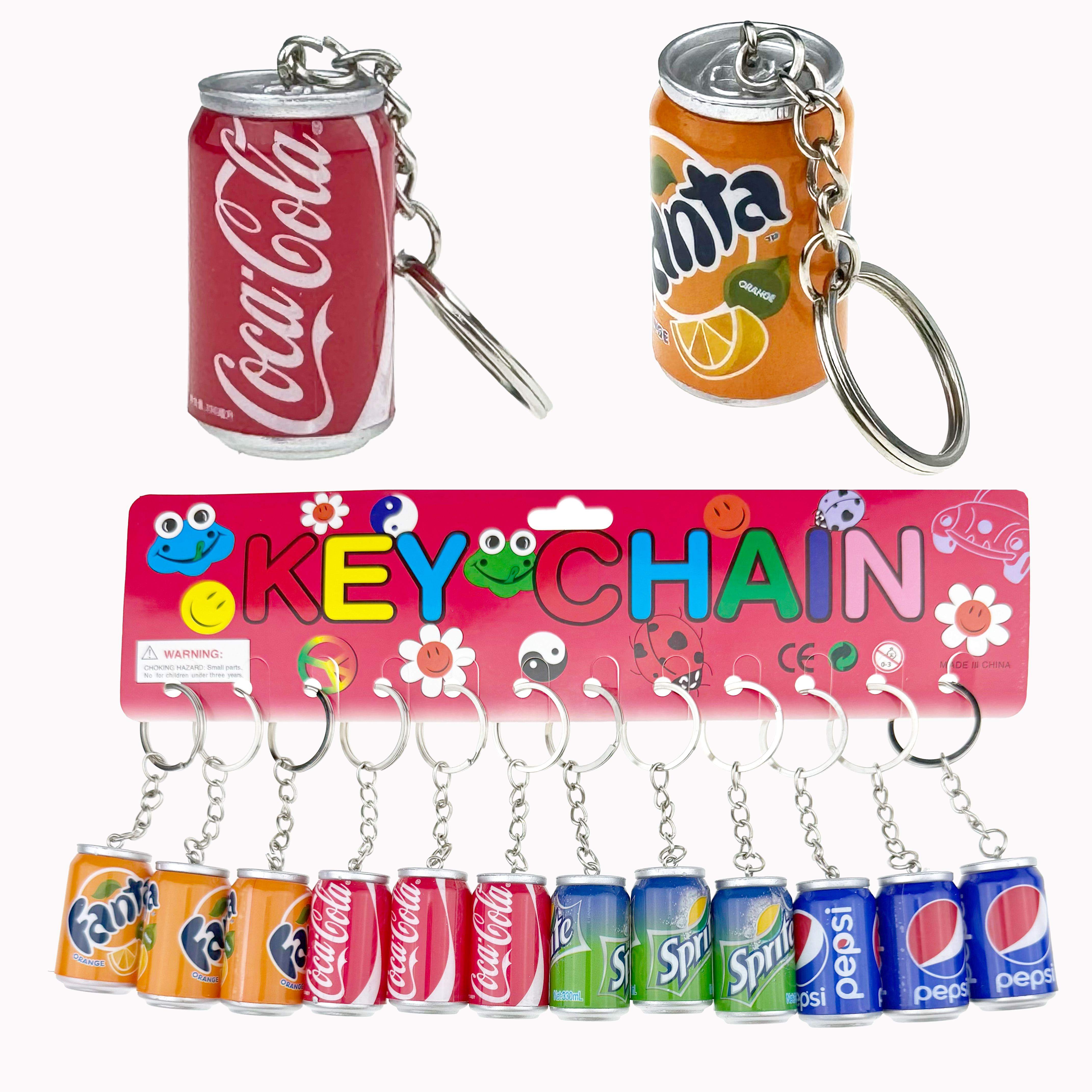 Брелок банка газованих напоїв великий 4 см (12)