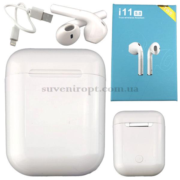 Бездротові навушники I 11 чохол із зарядкою