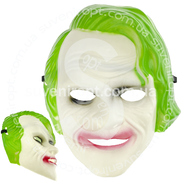 Маска Джокер пластмассавый (12)/480/ 