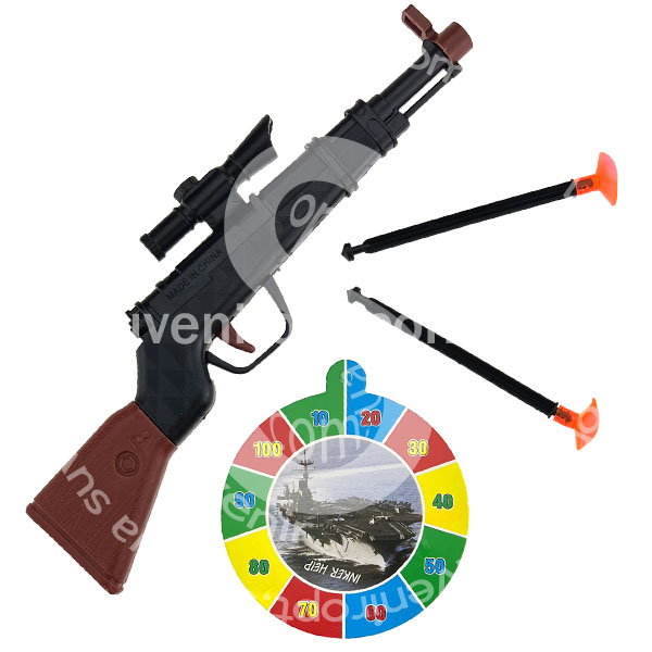 Гвинтівка стріляє присосками з мішенню 20 см (24) /1200/