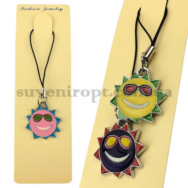 Брелок на мобильный лицо солнца