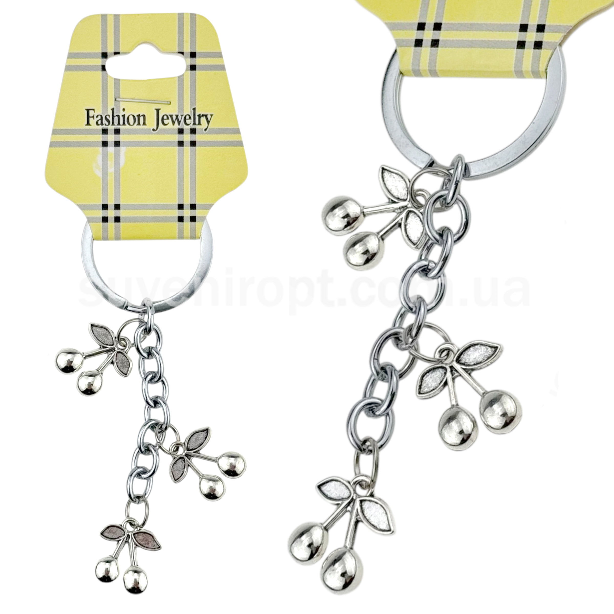 Брелок сімейний вишня металева (12)