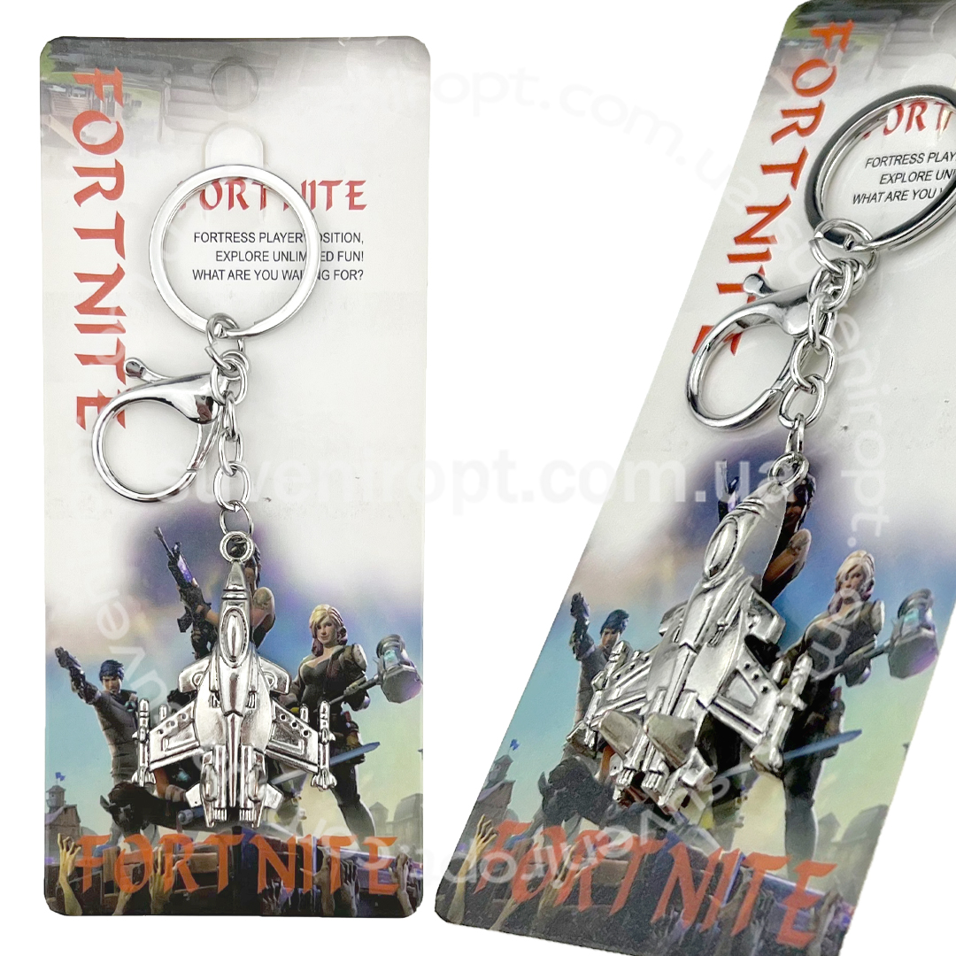 Брелок металевий в упаковці бомбардір F16 (12)