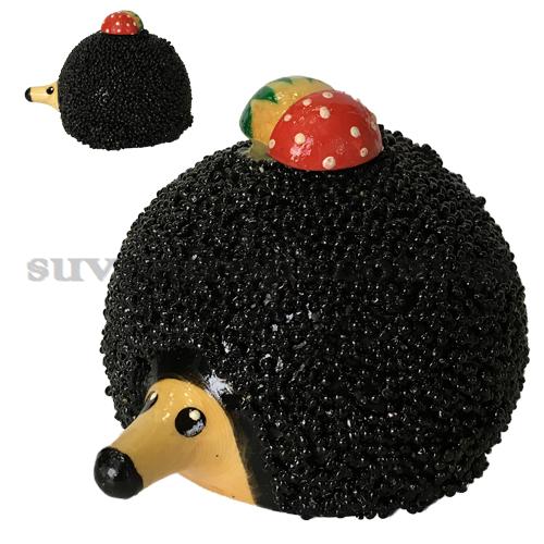 Ёжик с грибочком большой  10x8 см