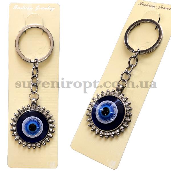Брелок   в упаковке  металлический  с шариками  от сглаза  (12)