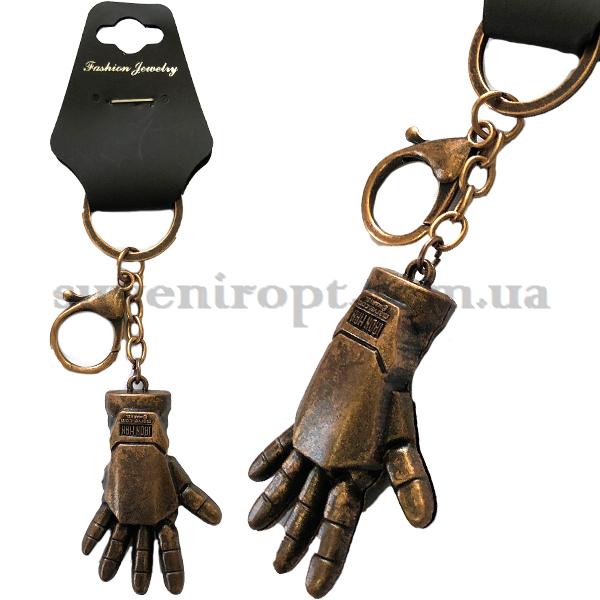 Брелок   в упаковке  металлический  железная рука  (12)