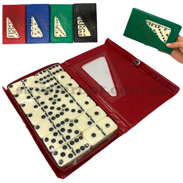 Игра домино большое в упаковке с кнопкой /60/