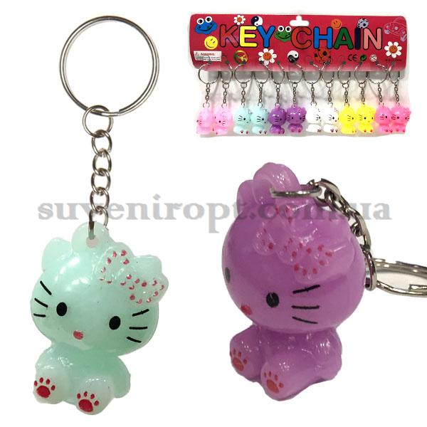 Брелок Китти цветное сидит лапки вперёд  (12)