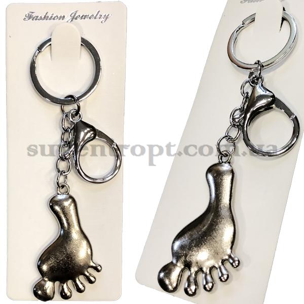 Брелок   в упаковке  металлический стопа объёмная (12)