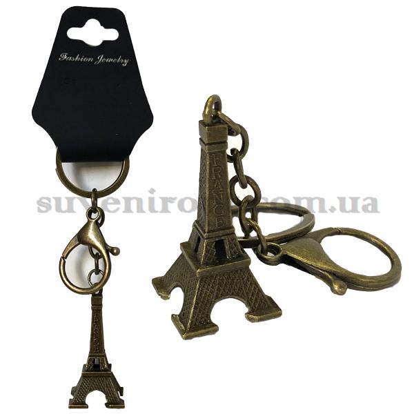Брелок   в упаковке  металлический  Эйфелевая башня большая (12)