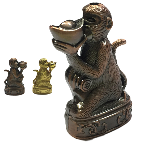 Зажигалка обезьяна с чашей (10)