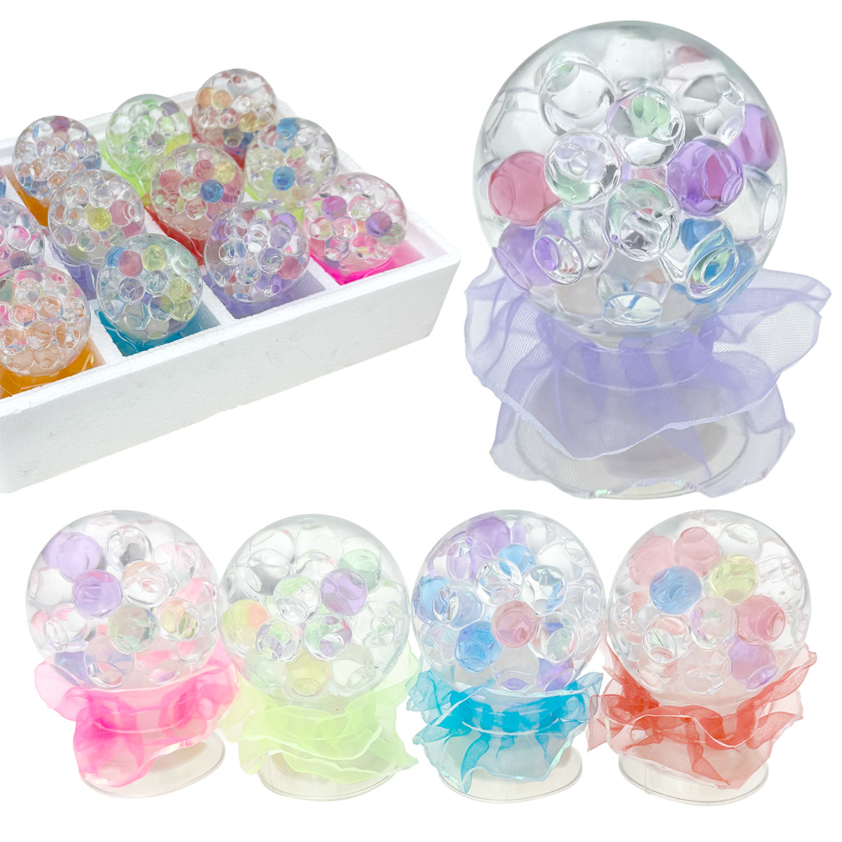 Куля з водою гідрогель світиться (12) /288/