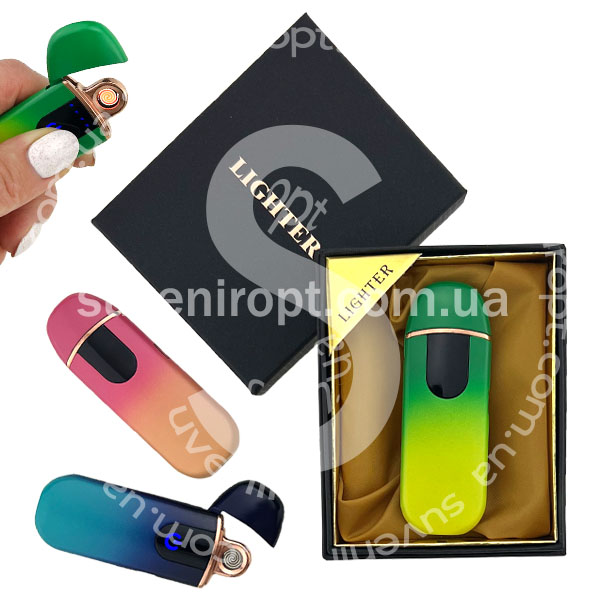 Запальничка USB LIGHTER довга яскрава із зарядкою (10)